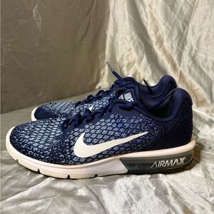Nike Air Max Navy and White Sneakers